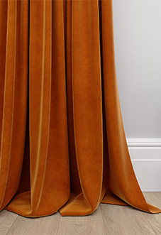 Odessa Velvet, Rust - Made to Measure Curtains